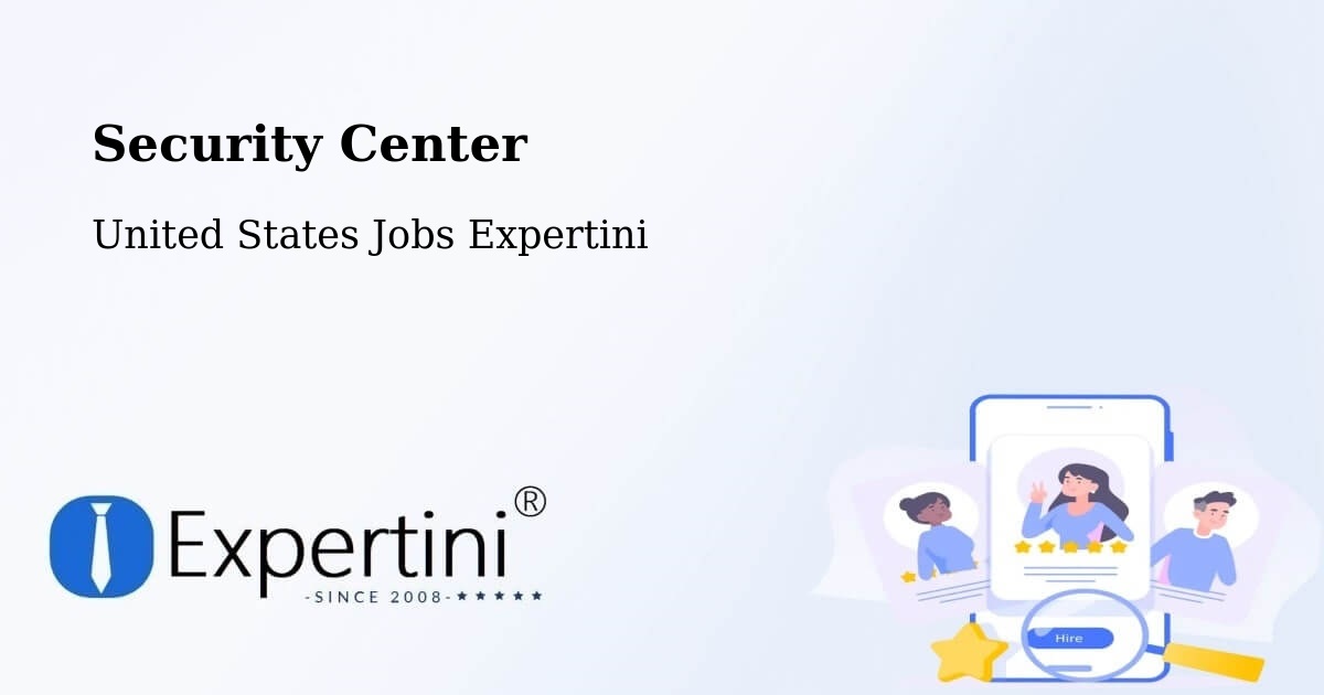 Security Center - United States Jobs Expertini